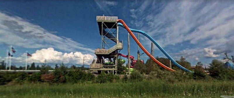 Mackinac City Fun Parks - 2008 Newer Park Water Slide